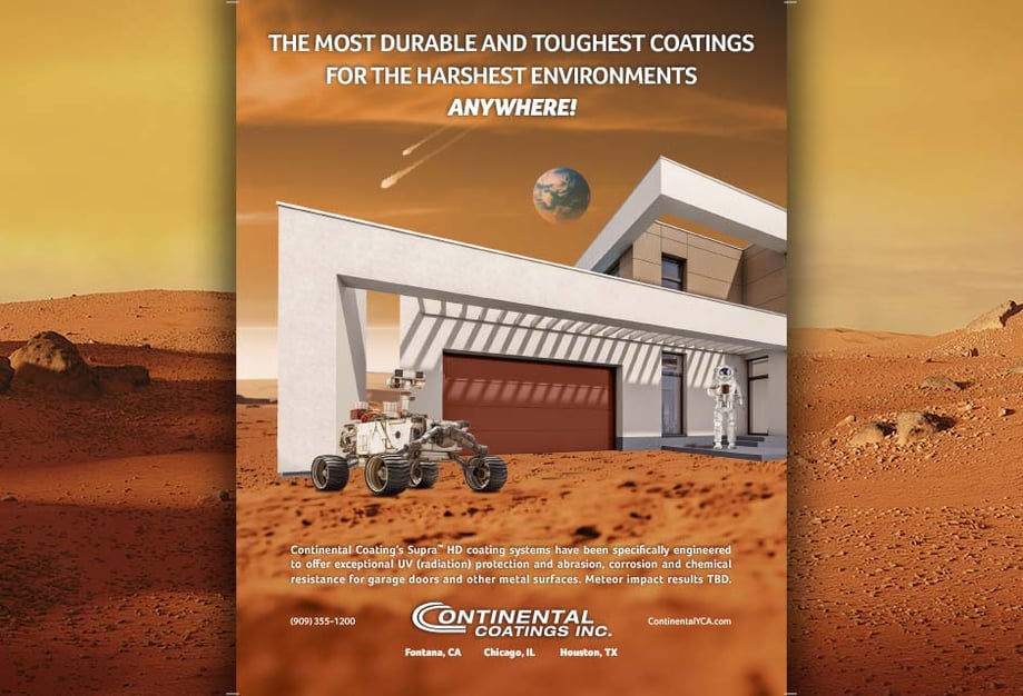 Print advertising: Continental Coatings.